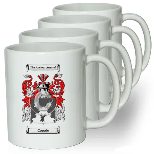 Corode Coffee mugs (set of four)