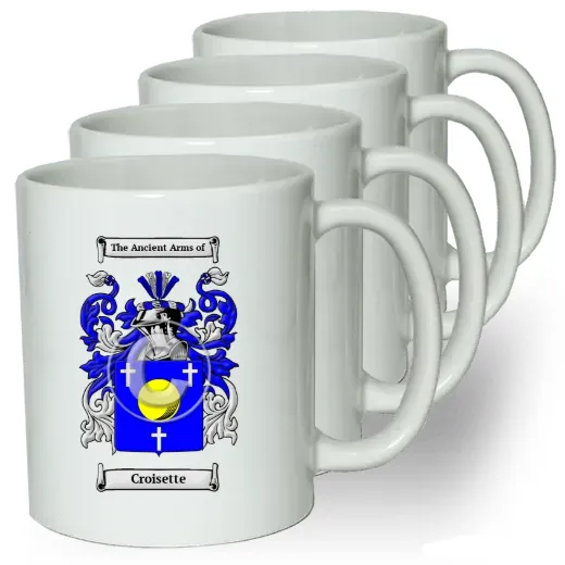 Croisette Coffee mugs (set of four)