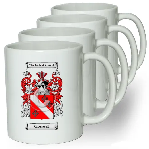 Crosswell Coffee mugs (set of four)