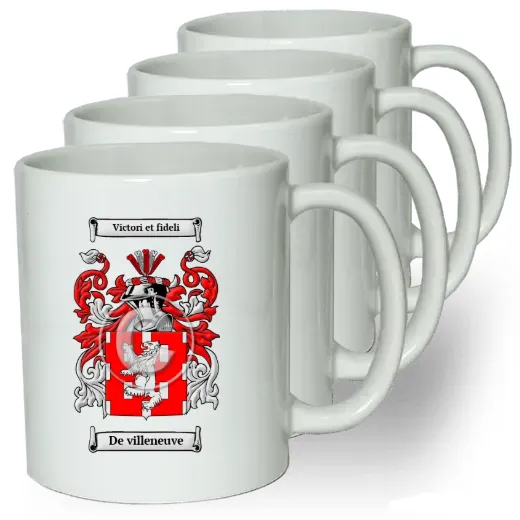 De villeneuve Coffee mugs (set of four)