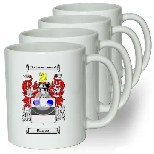 Dingess Coffee mugs (set of four)