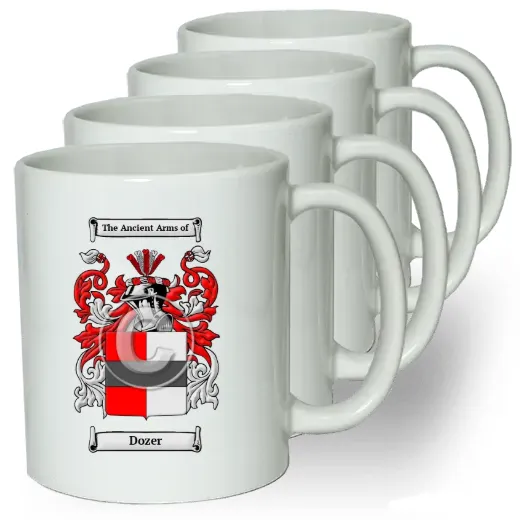 Dozer Coffee mugs (set of four)