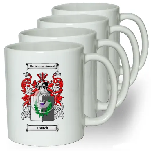 Foutch Coffee mugs (set of four)