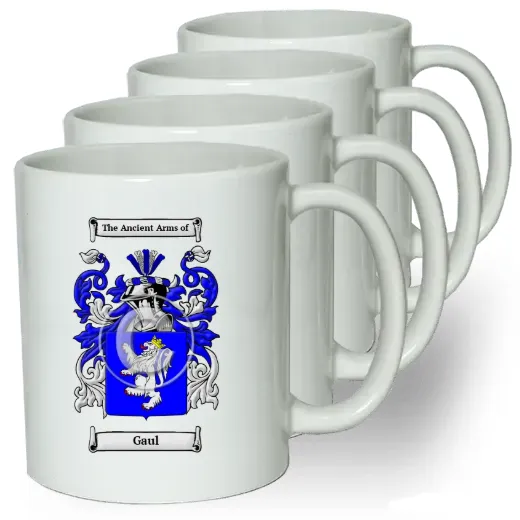 Gaul Coffee mugs (set of four)