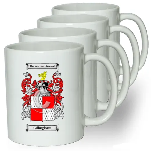 Gillingham Coffee mugs (set of four)