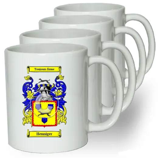 Henniger Coffee mugs (set of four)