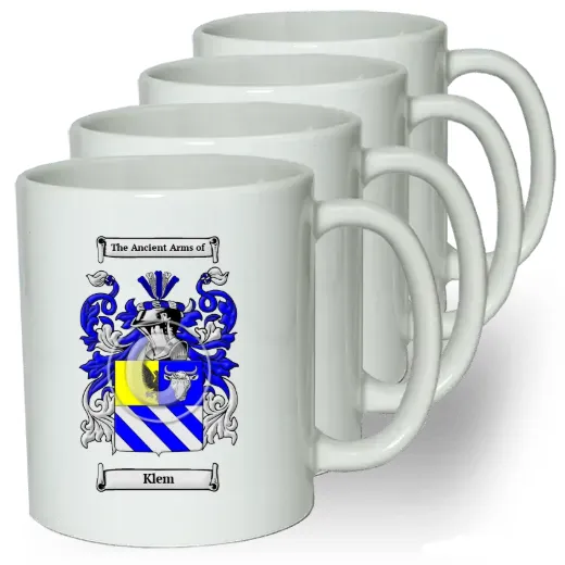 Klem Coffee mugs (set of four)