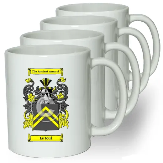 Le toul Coffee mugs (set of four)