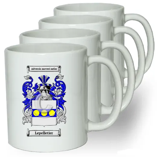 Lepelletier Coffee mugs (set of four)