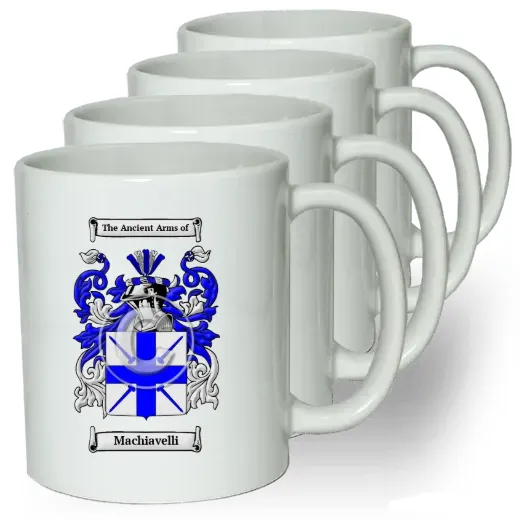 Machiavelli Coffee mugs (set of four)
