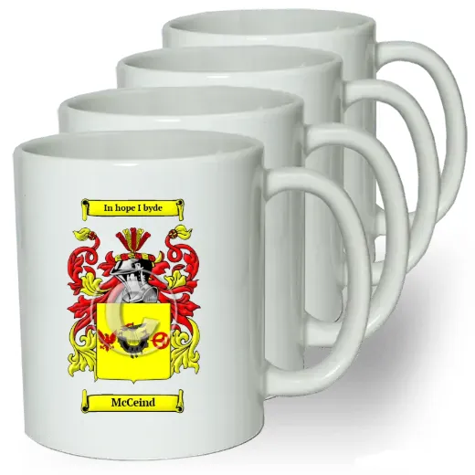 McCeind Coffee mugs (set of four)