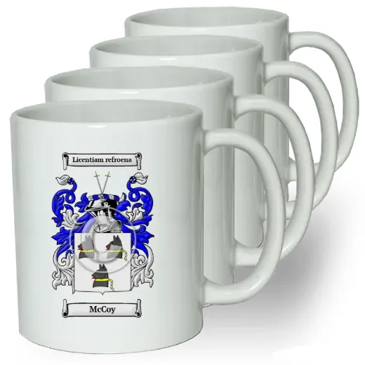 McCoy Coffee mugs (set of four)