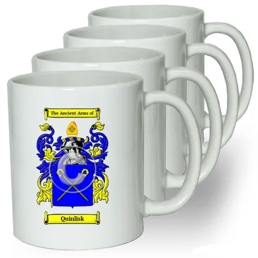 Quinlisk Coffee mugs (set of four)