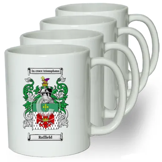 Raffield Coffee mugs (set of four)