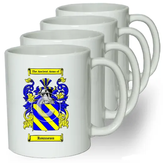 Rousseau Coffee mugs (set of four)