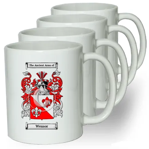 Wensor Coffee mugs (set of four)