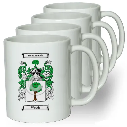 Woods Coffee mugs (set of four)