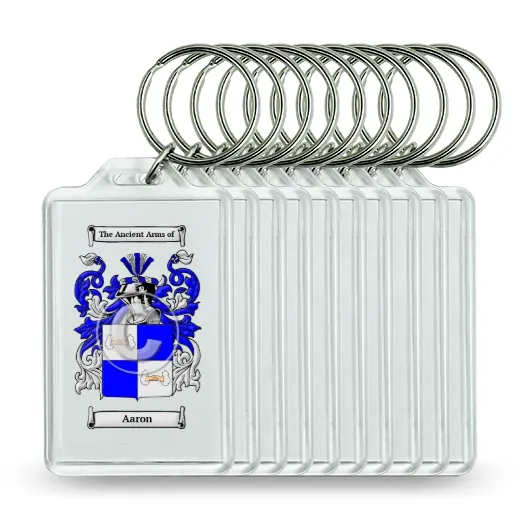 Aaron Set of 10 Keychains