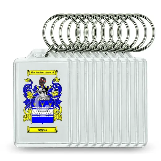 Aggas Set of 10 Keychains