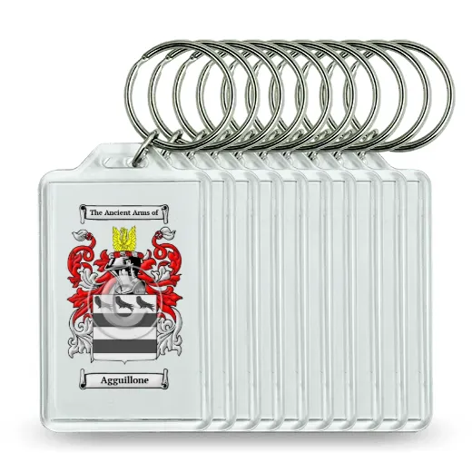 Agguillone Set of 10 Keychains