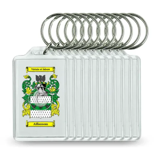 Aillansom Set of 10 Keychains