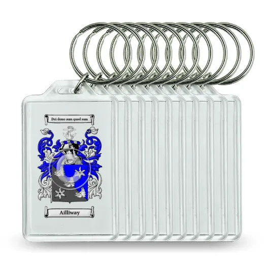 Ailliway Set of 10 Keychains