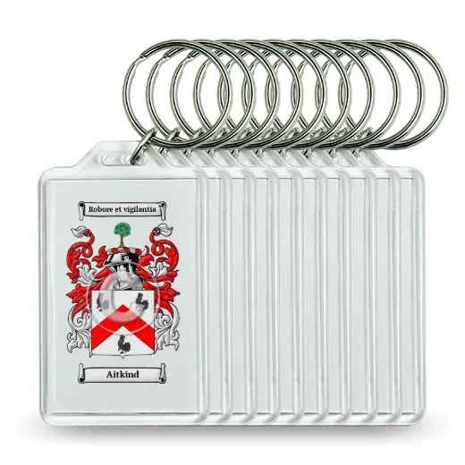 Aitkind Set of 10 Keychains
