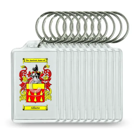 Alfarte Set of 10 Keychains