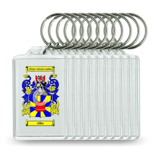 Aller Set of 10 Keychains