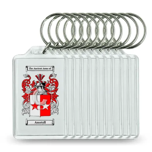 Amstyll Set of 10 Keychains