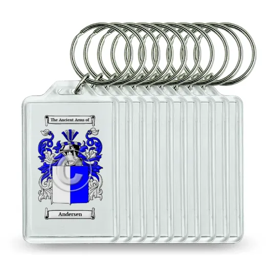 Andersen Set of 10 Keychains