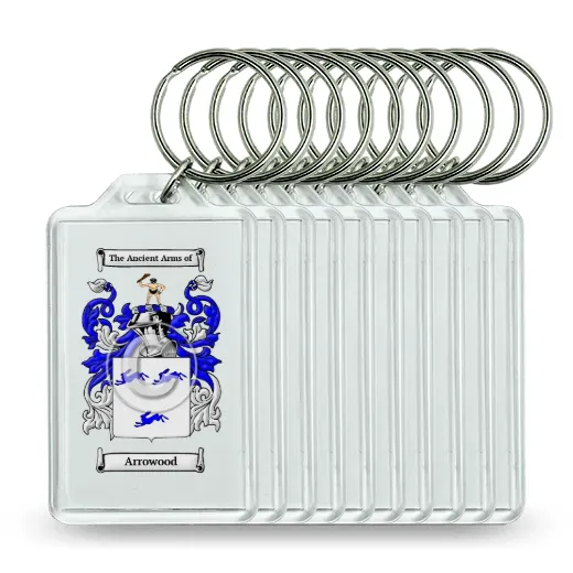 Arrowood Set of 10 Keychains