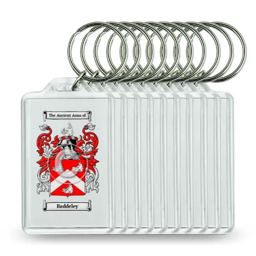 Baddeley Set of 10 Keychains
