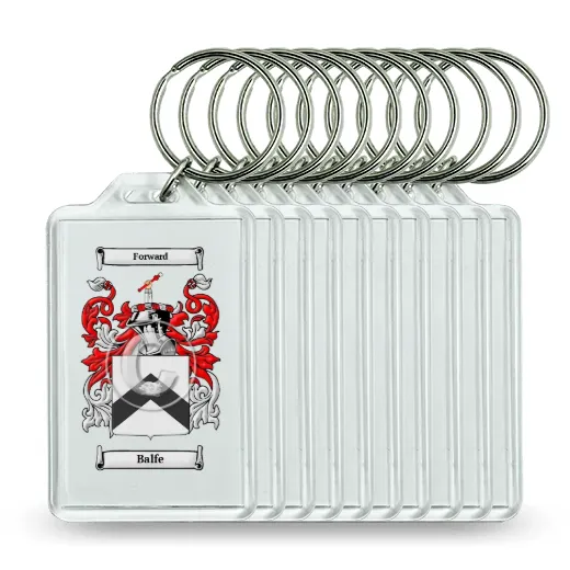 Balfe Set of 10 Keychains