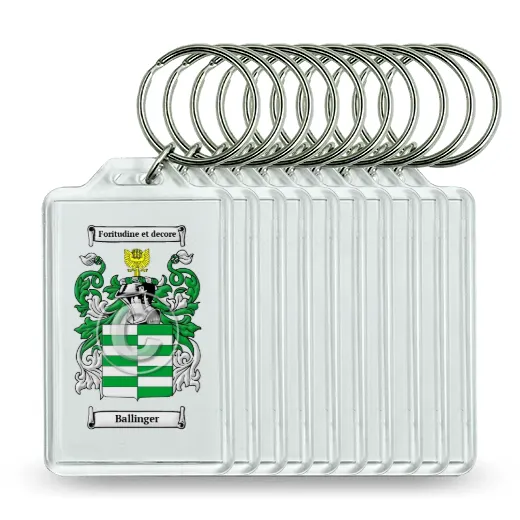 Ballinger Set of 10 Keychains