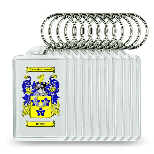 Bardol Set of 10 Keychains