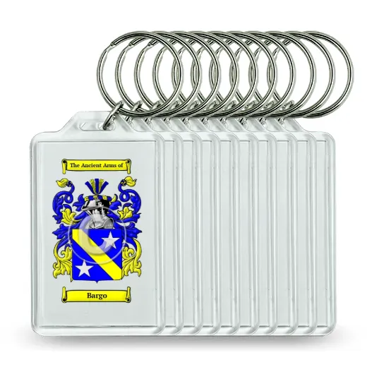 Bargo Set of 10 Keychains