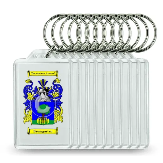 Baumgarten Set of 10 Keychains