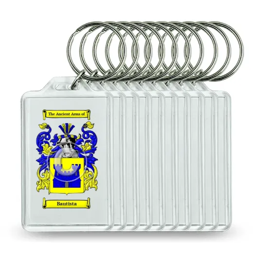 Bautista Set of 10 Keychains