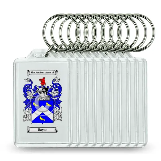 Bayar Set of 10 Keychains