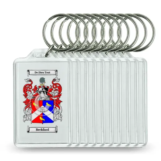 Beckfard Set of 10 Keychains