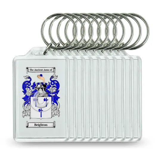 Beighton Set of 10 Keychains