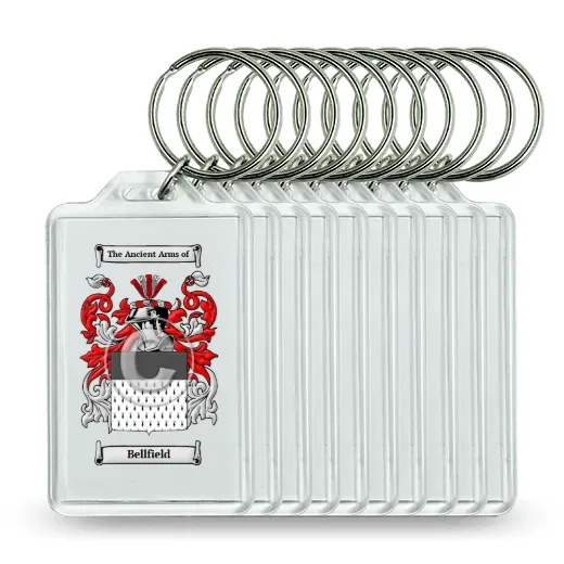 Bellfield Set of 10 Keychains