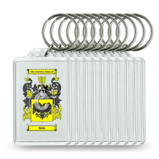 Belo Set of 10 Keychains