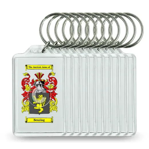 Benzing Set of 10 Keychains