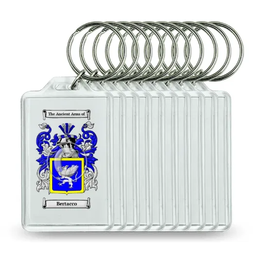 Bertacco Set of 10 Keychains