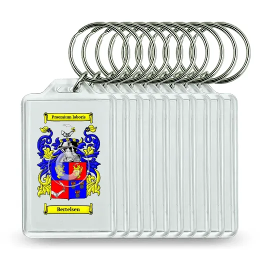 Bertelsen Set of 10 Keychains