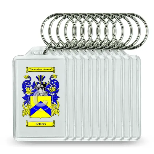 Betters Set of 10 Keychains