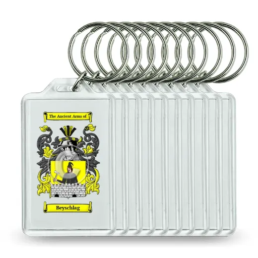 Beyschlag Set of 10 Keychains