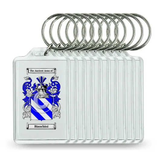 Bianchini Set of 10 Keychains